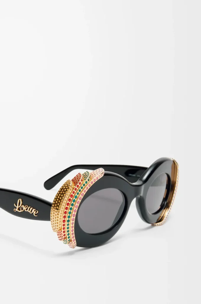 Gafas de sol Pavé Oval Multicolor/Negro Gafas de sol Pavé Oval Multicolor/Negro