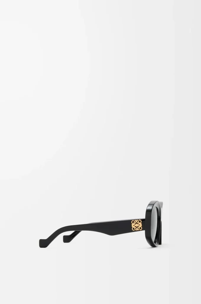 Gafas de sol pentagonales biseladas Black Gafas de sol pentagonales biseladas Black