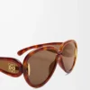Gafas de sol Pilot Mask Dark Havana Gafas de sol Pilot Mask Dark Havana