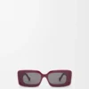 Gafas de sol rectangulares Burdeos Gafas de sol rectangulares Burdeos