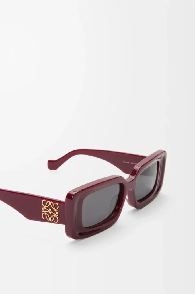 Gafas de sol rectangulares Burdeos Gafas de sol rectangulares Burdeos