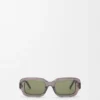 Gafas de sol rectangulares finas, color gris Gafas de sol rectangulares finas, color gris