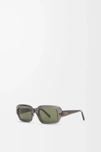 Gafas de sol rectangulares finas, color gris