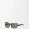 Gafas de sol rectangulares finas, color gris Gafas de sol rectangulares finas, color gris