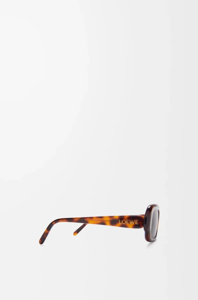 Gafas de sol rectangulares finas Havana Gafas de sol rectangulares finas Havana