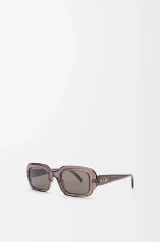 Gafas de sol rectangulares finas Marrón transparente Gafas de sol rectangulares finas Marrón transparente