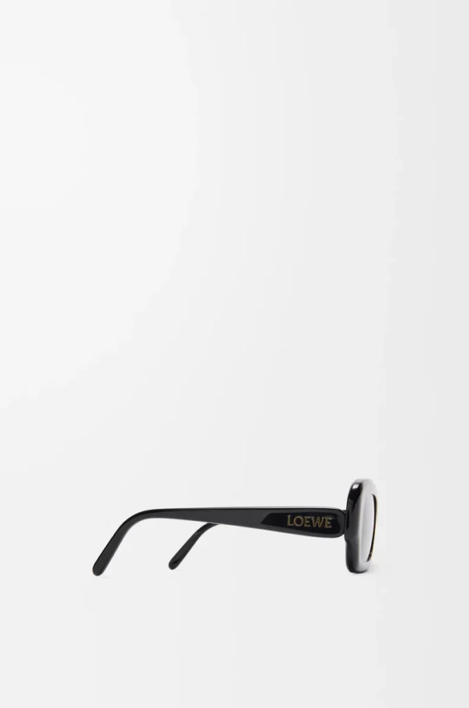 Gafas de sol rectangulares finas Negro Gafas de sol rectangulares finas Negro
