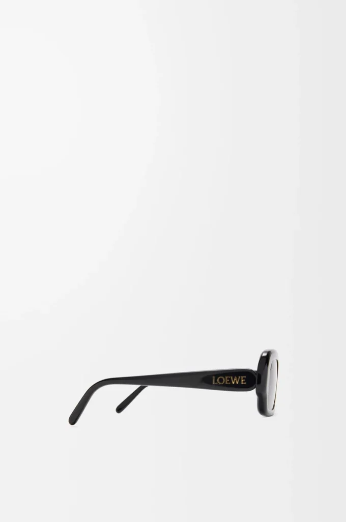 Gafas de sol rectangulares finas Negro Gafas de sol rectangulares finas Negro