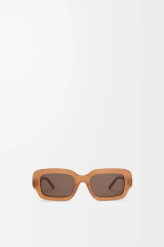 Gafas de sol rectangulares Slim Caramelo claro Gafas de sol rectangulares Slim Caramelo claro