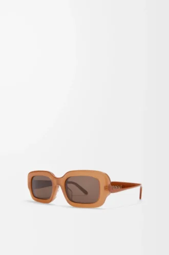 Gafas de sol rectangulares Slim Caramelo claro Gafas de sol rectangulares Slim Caramelo claro