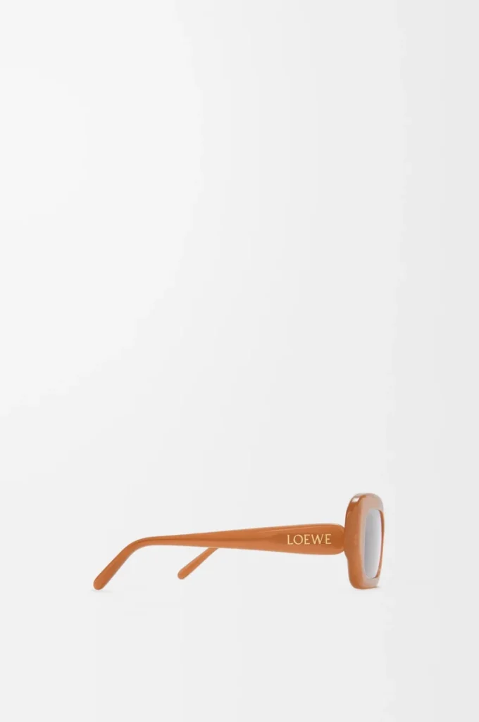 Gafas de sol rectangulares Slim Caramelo claro Gafas de sol rectangulares Slim Caramelo claro