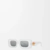 Gafas de sol rectangulares White Gafas de sol rectangulares White