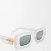 Gafas de sol rectangulares White Gafas de sol rectangulares White