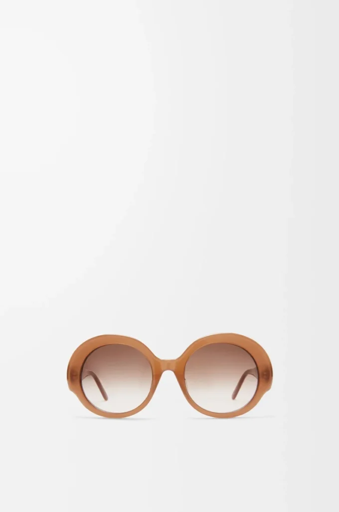 Gafas de sol redondas y finas Light Caramel Gafas de sol redondas y finas Light Caramel