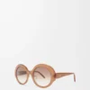 Gafas de sol redondas y finas Light Caramel Gafas de sol redondas y finas Light Caramel