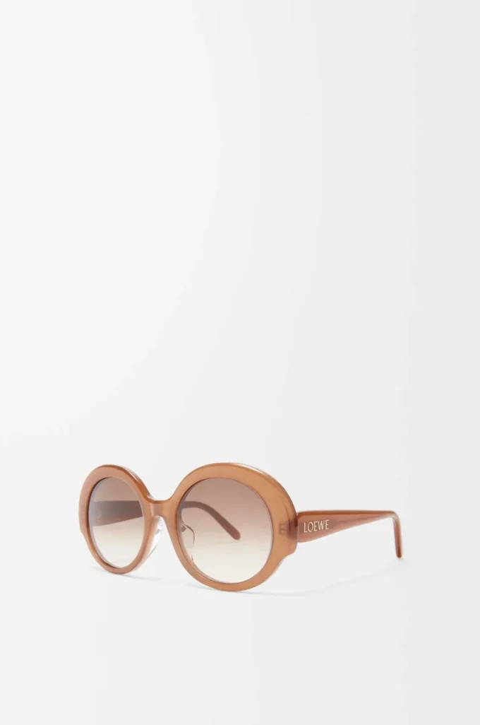 Gafas de sol redondas y finas Light Caramel Gafas de sol redondas y finas Light Caramel
