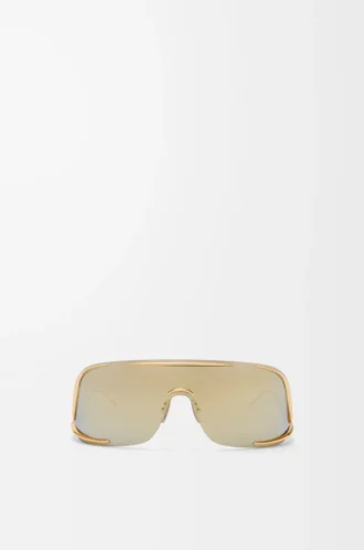 Gafas de sol Shield Mask doradas