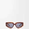 Gafas de sol Small Butterfly Screen Havana flameado Gafas de sol Small Butterfly Screen Havana flameado