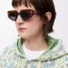 Gafas de sol Small Butterfly Screen Havana flameado Gafas de sol Small Butterfly Screen Havana flameado