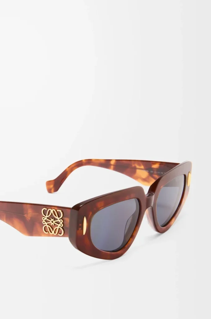 Gafas de sol Small Butterfly Screen Havana flameado Gafas de sol Small Butterfly Screen Havana flameado