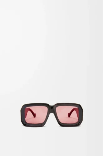 Gafas de sol tipo máscara de buceo Ibiza de Paula’s Ibiza en negro brillante