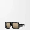 Gafas de sol tipo máscara Ibiza de Paula’s Ibiza Negro/Plateado Gafas de sol tipo máscara Ibiza de Paula’s Ibiza Negro/Plateado