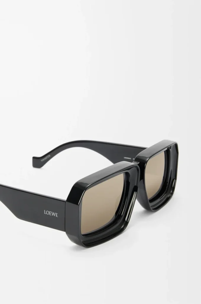 Gafas de sol tipo máscara Ibiza de Paula’s Ibiza Negro/Plateado Gafas de sol tipo máscara Ibiza de Paula’s Ibiza Negro/Plateado