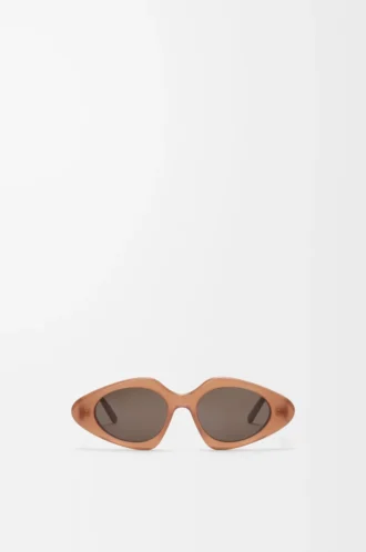 Gafas de sol Triangle Slim Milky Caramel