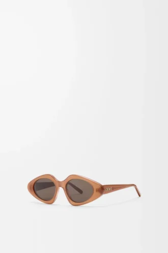 Gafas de sol Triangle Slim Milky Caramel