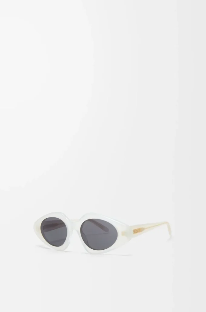 Gafas de sol Triangle Slim Milky Ivory Gafas de sol Triangle Slim Milky Ivory