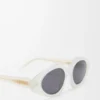 Gafas de sol Triangle Slim Milky Ivory Gafas de sol Triangle Slim Milky Ivory