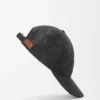Gorra con parche de lana Gris Gorra con parche de lana Gris
