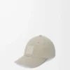 Gorra con parche en lona Shell Grey Gorra con parche en lona Shell Grey