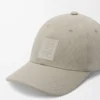 Gorra con parche en lona Shell Grey Gorra con parche en lona Shell Grey