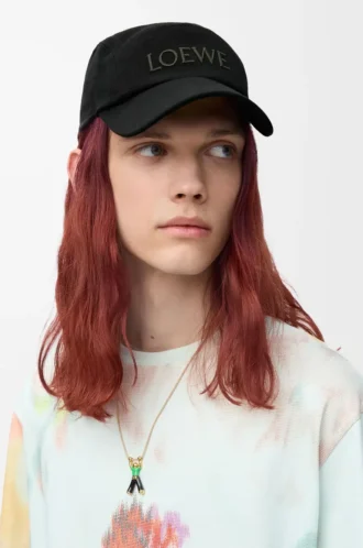 Gorra de campamento de algodón negro