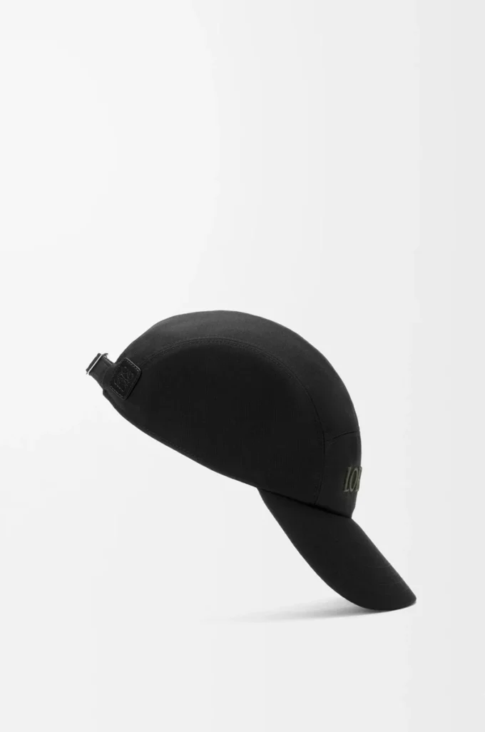 Gorra de campamento de algodón negro Gorra de campamento de algodón negro