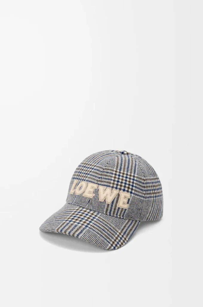 Gorra de lana azul/blanca Gorra de lana azul/blanca