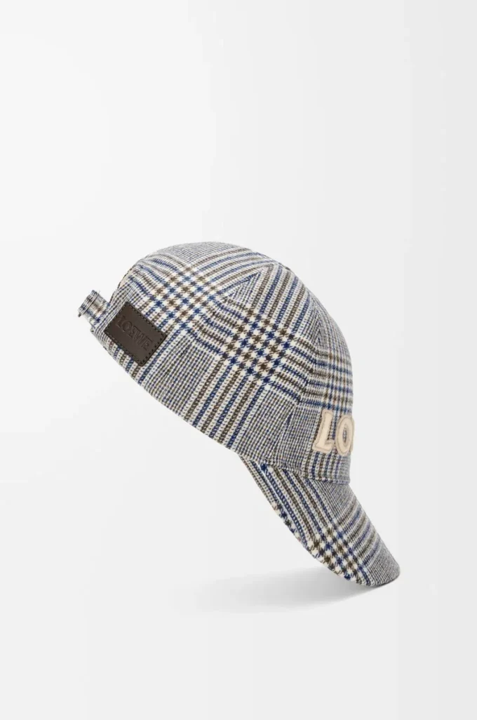Gorra de lana azul/blanca Gorra de lana azul/blanca