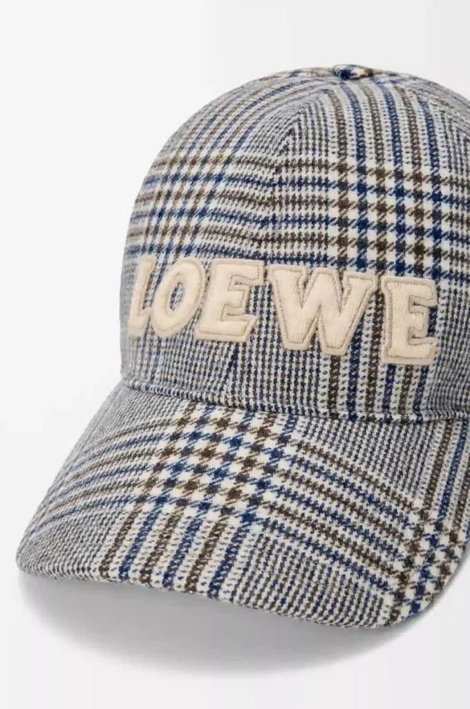 Gorra de lana azul/blanca Gorra de lana azul/blanca