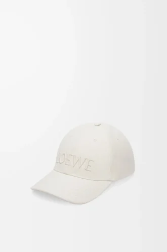 Gorra de lona Soft White