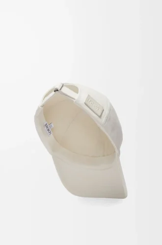 Gorra de lona Soft White