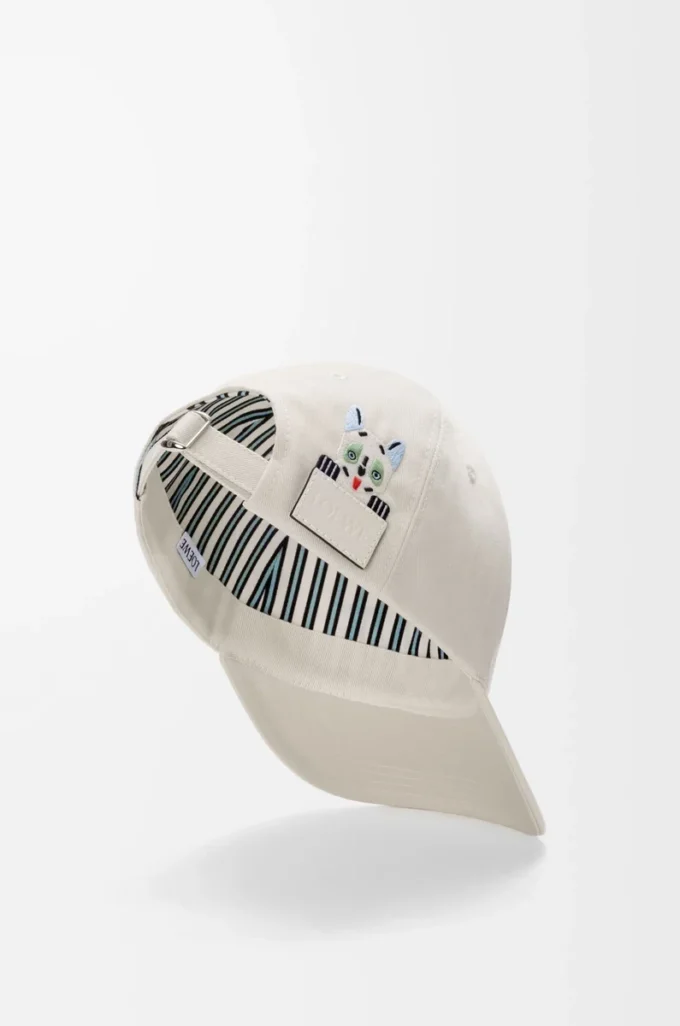 Gorra Futurist Cat de algodón blanco suave/negro Gorra Futurist Cat de algodón blanco suave/negro