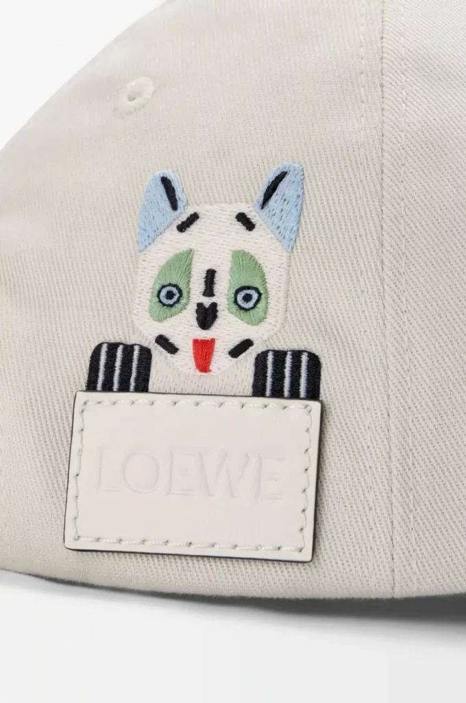 Gorra Futurist Cat de algodón blanco suave/negro Gorra Futurist Cat de algodón blanco suave/negro