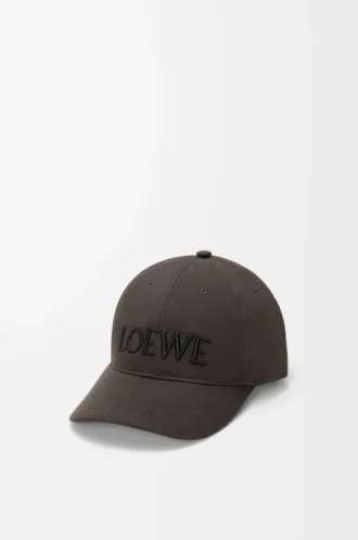 Gorra Futurist Cat de algodón marrón/negro