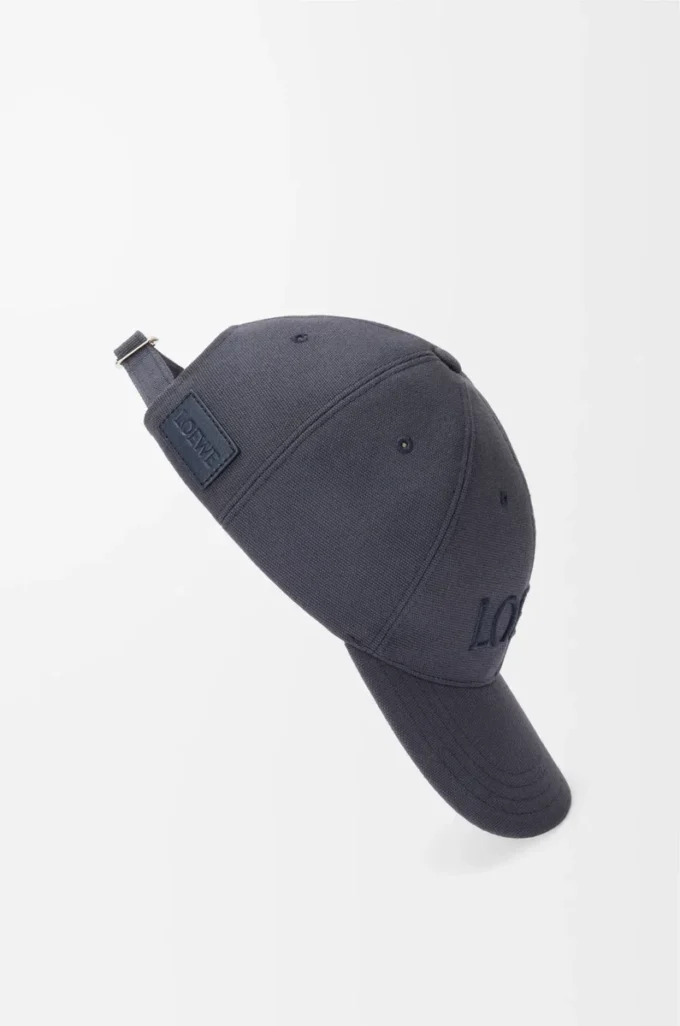 Gorra LOEWE de lona azul marino Gorra LOEWE de lona azul marino