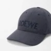 Gorra LOEWE de lona azul marino Gorra LOEWE de lona azul marino