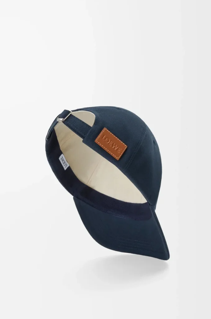 Gorra LOEWE de lona azul marino intenso Gorra LOEWE de lona azul marino intenso