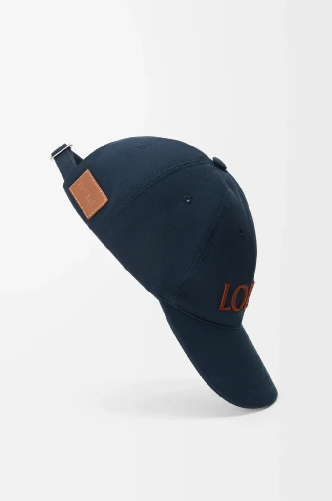 Gorra LOEWE de lona azul marino intenso Gorra LOEWE de lona azul marino intenso