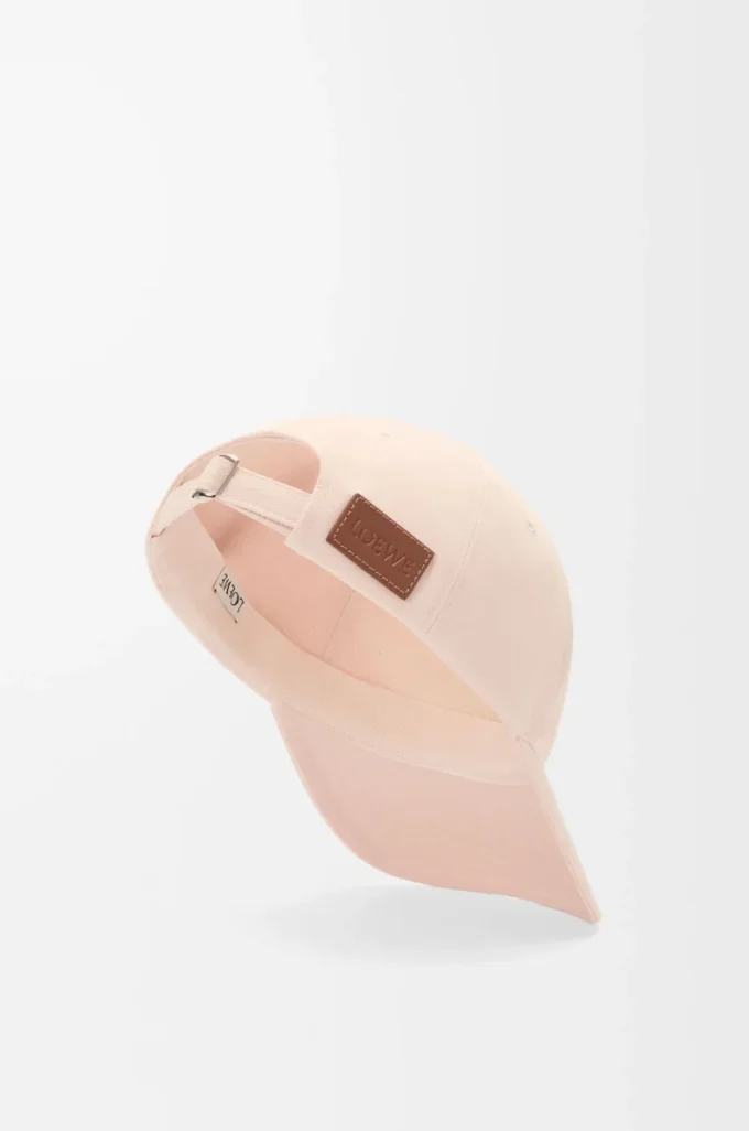 Gorra LOEWE de lona rosa palo Gorra LOEWE de lona rosa palo
