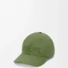 Gorra LOEWE de lona verde salvia Gorra LOEWE de lona verde salvia